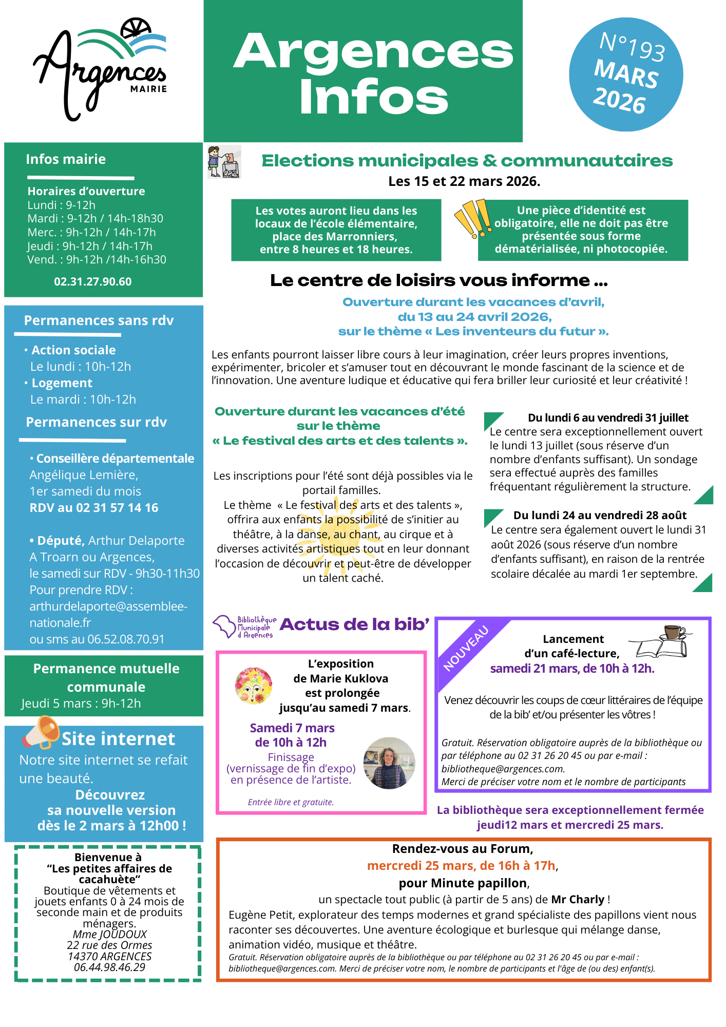 Argences Infos mars 2026 v5