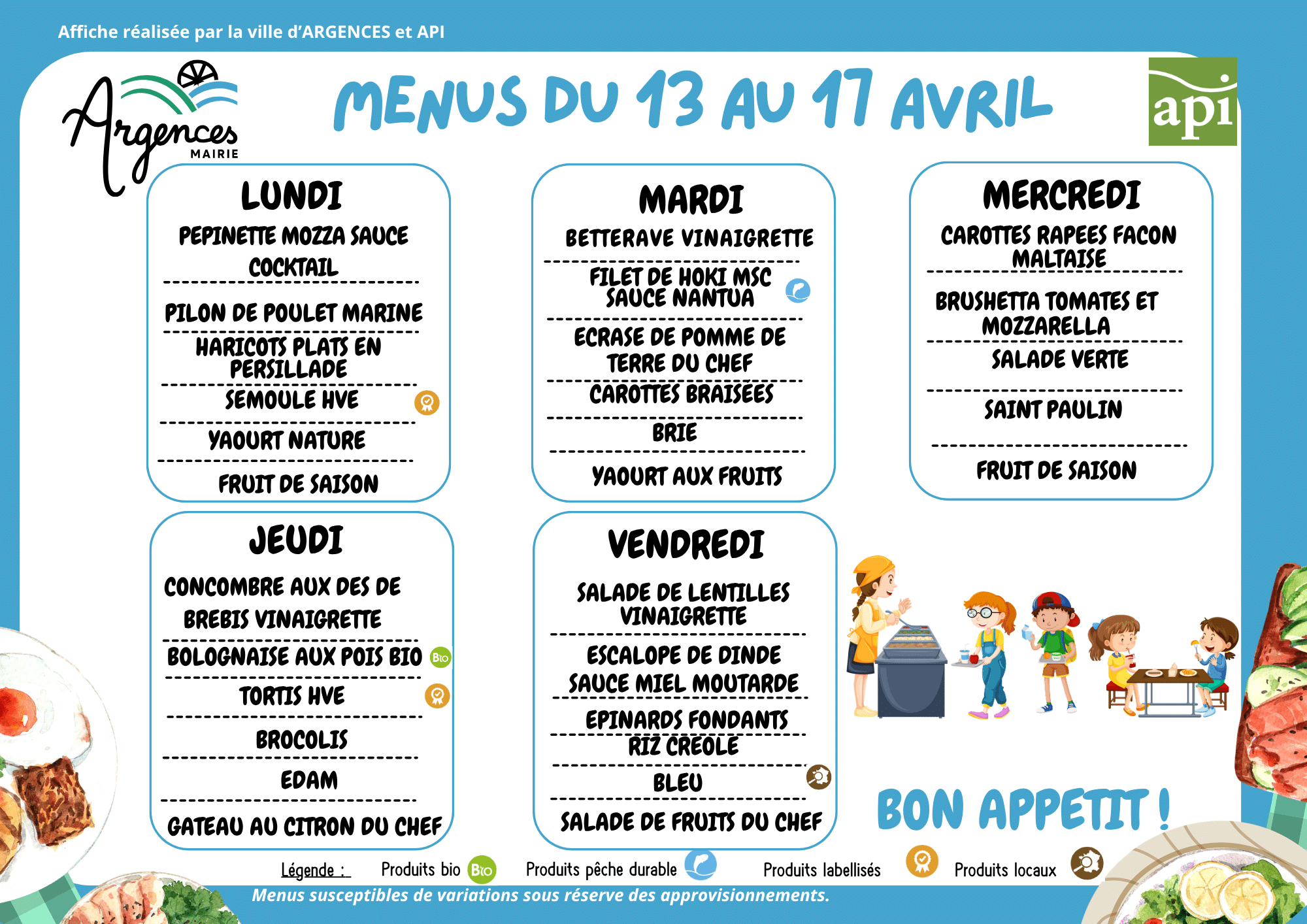 2026-04-13 Menus du 13 au 17 avril