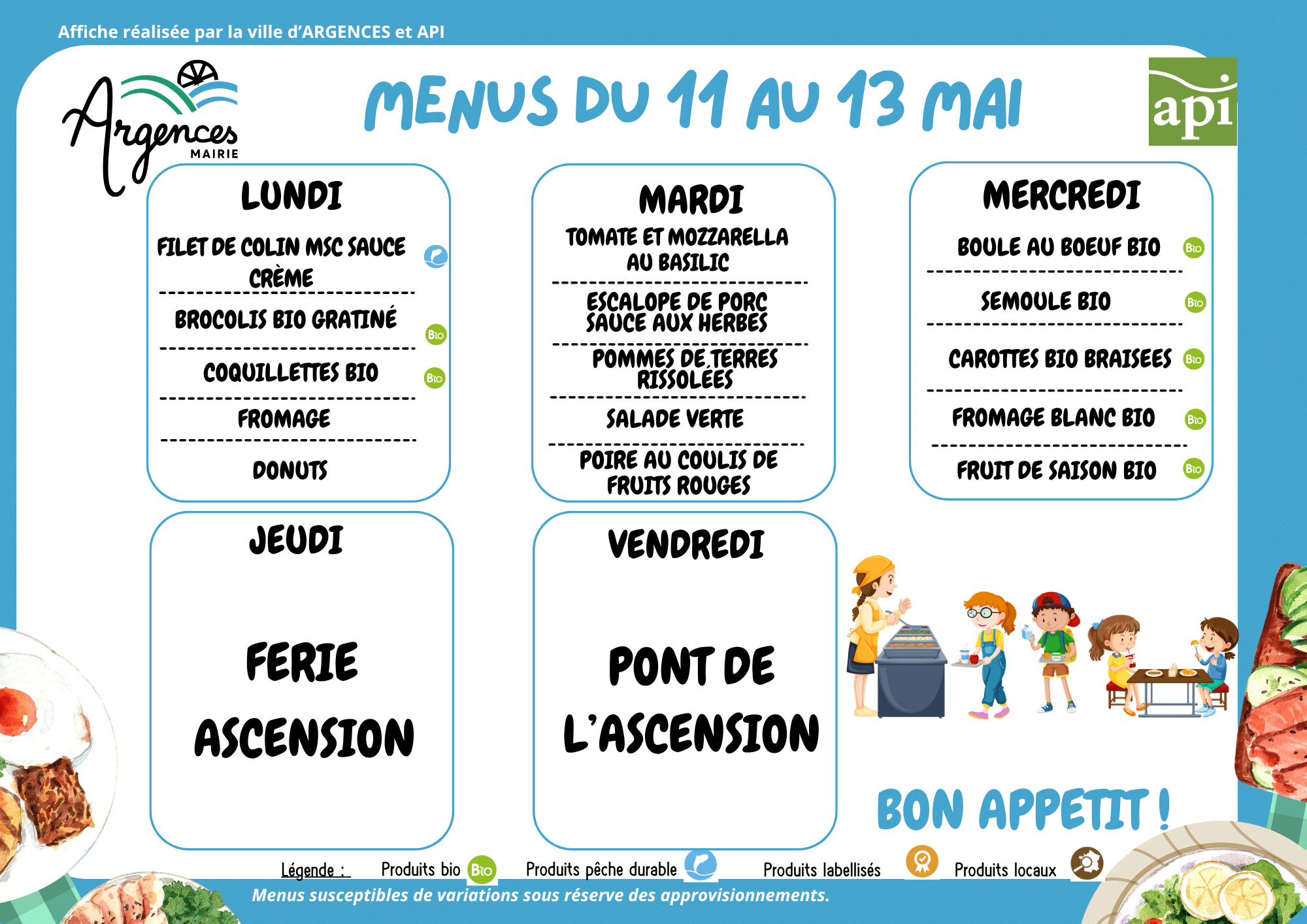 2026-05-11 Menus du 11 au 13 mai