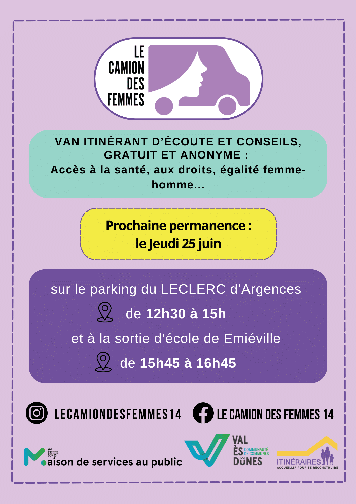 2026.06.25 Camion des Femmes affiches