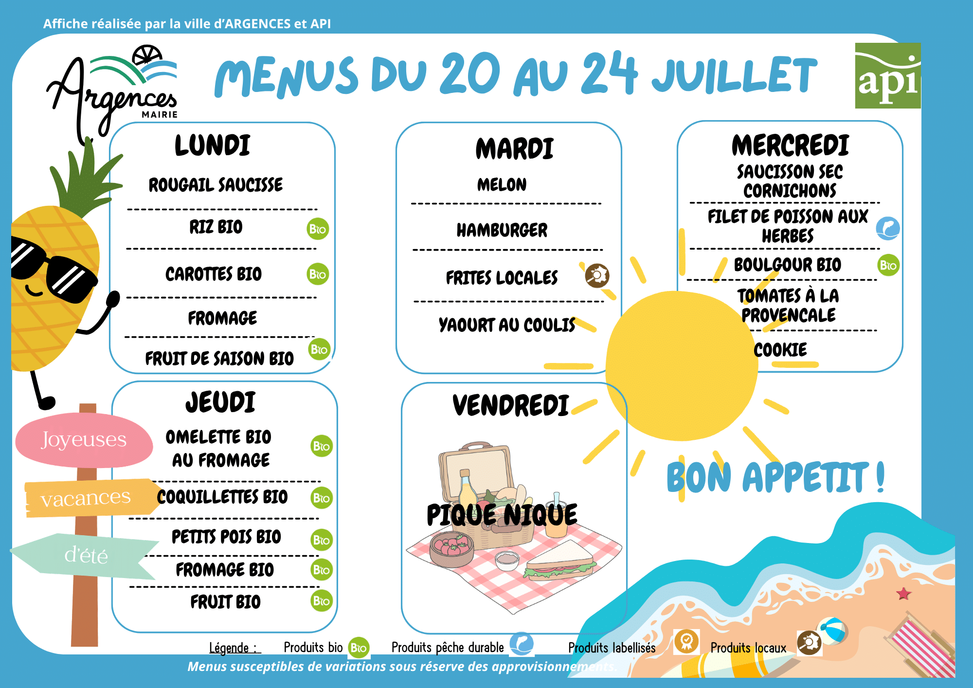 2026-07 20 Menus