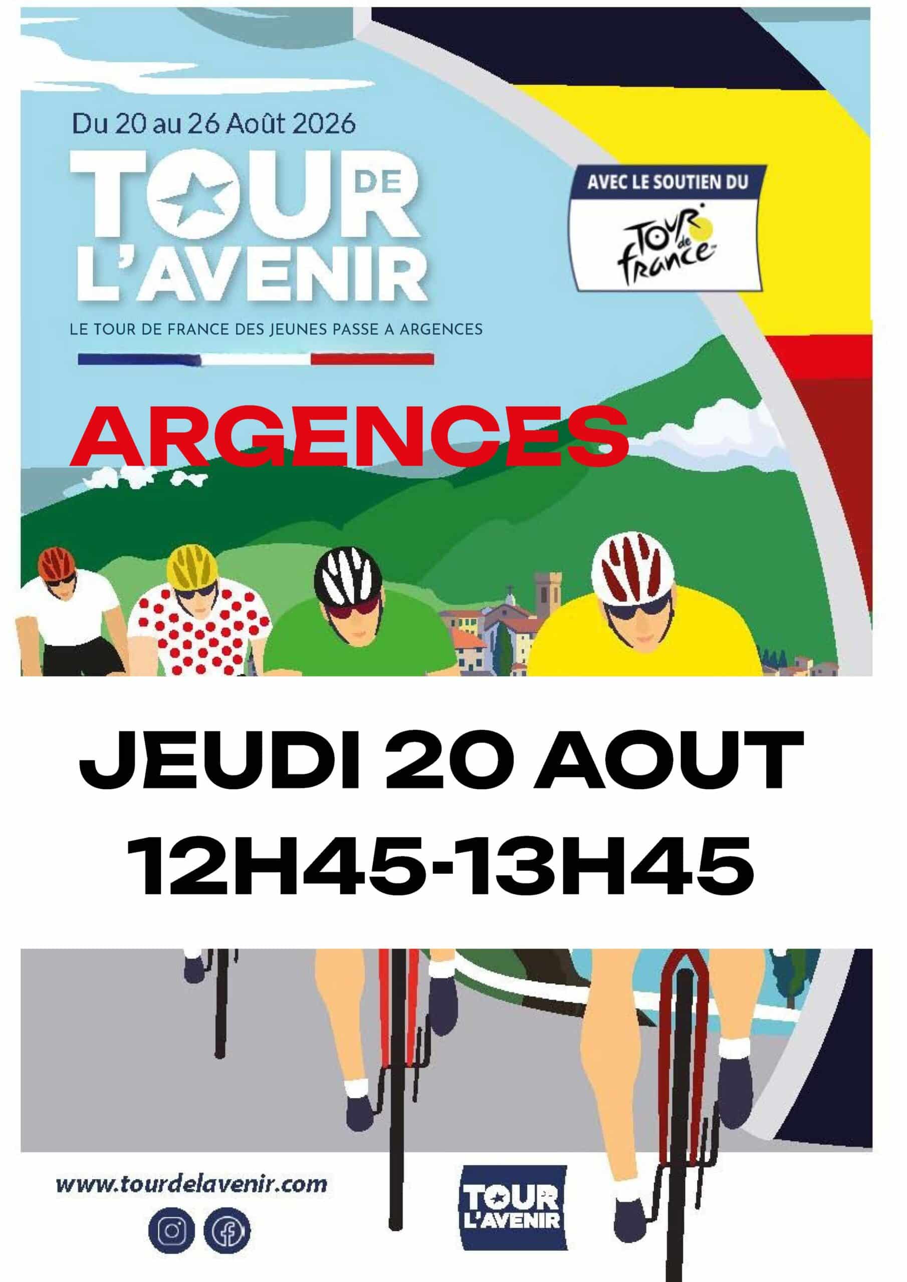 2026-08-20 Affiche Tour de l'Avenir ARGENCES
