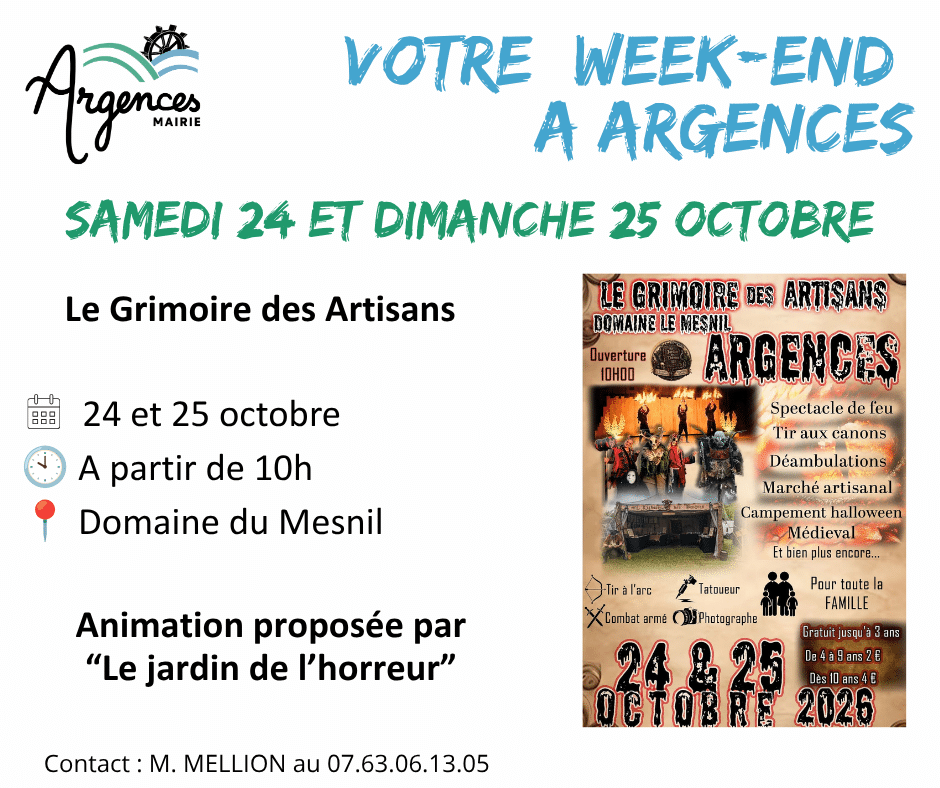 2026-10-24 Week end à Argences